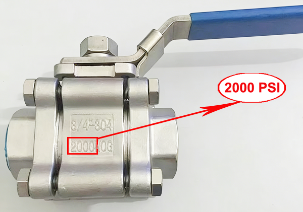 2000 PSI (WOG) Ball Valve