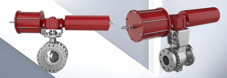 Pneumatic Actuator Valves: Ball Valve and Butterfly Valve Pneumatic Actuator Valves